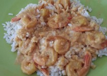 Curry de crevettes – version crème fleurette (Sihnoh)