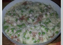 Risotto petit pois jambon (ValérieA)