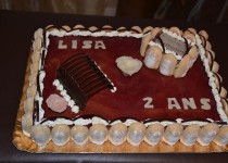 Gâteau chocolat/framboise (Debrito)