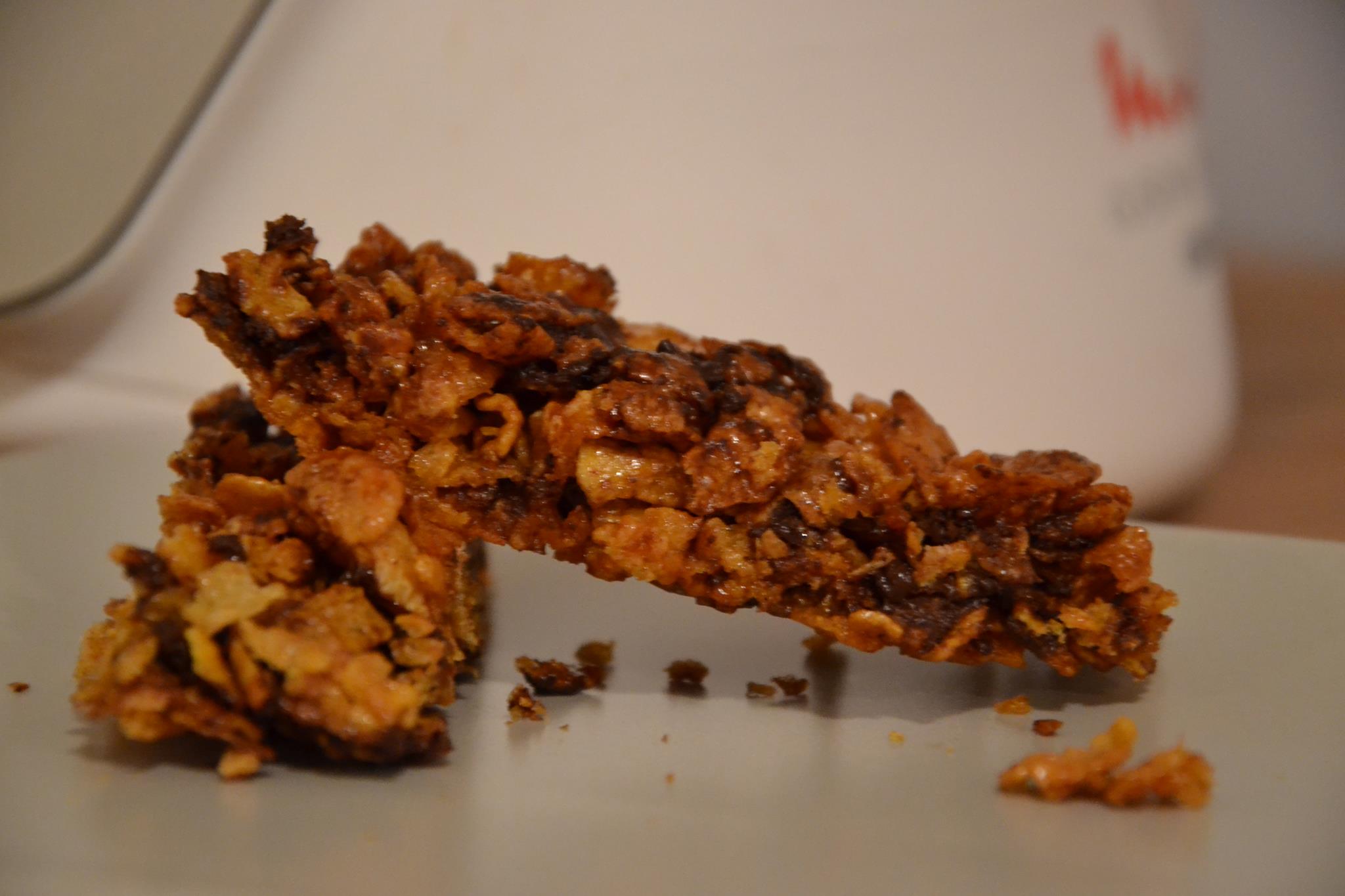 Barres De Cereales Aux Pepites De Chocolat Maevab Recette