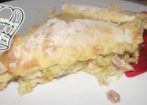 Tourte flamiche aux poireaux et lardons (AnnSo)