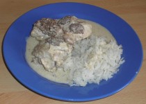 Poulet à la crème aux morilles (Christian)