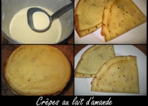 Crêpes au lait d’amande (Vir Ginie)