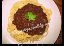 Bolognaise au boudin noir (Vir ginie)